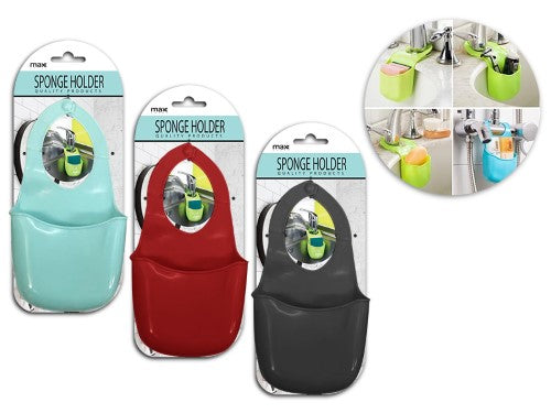 Set of 48 assorted PVC sponge holders for organized, stylish kitchen countertops, durable and moisture-resistant.