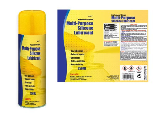 Silicone Lubricant Spray - Maxcare 250ml (Set of 24)