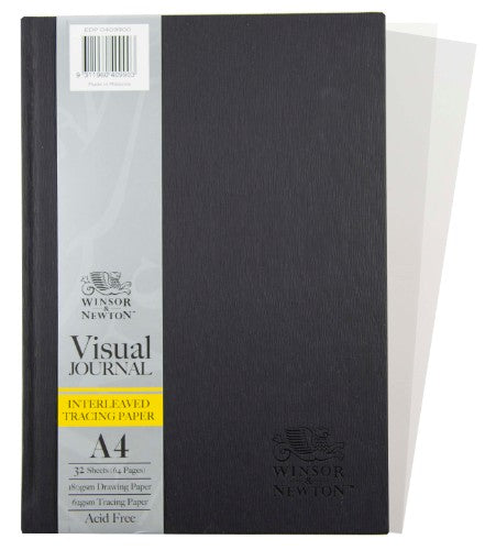 Winsor & Newton Journals - Hardbound Interleaven Tracing Paper Journal A4