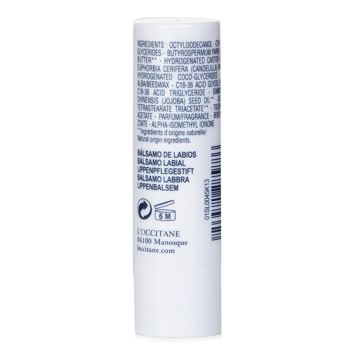 L'Occitane - Shea Butter Lip Balm Stick - 4.5g/0.15oz