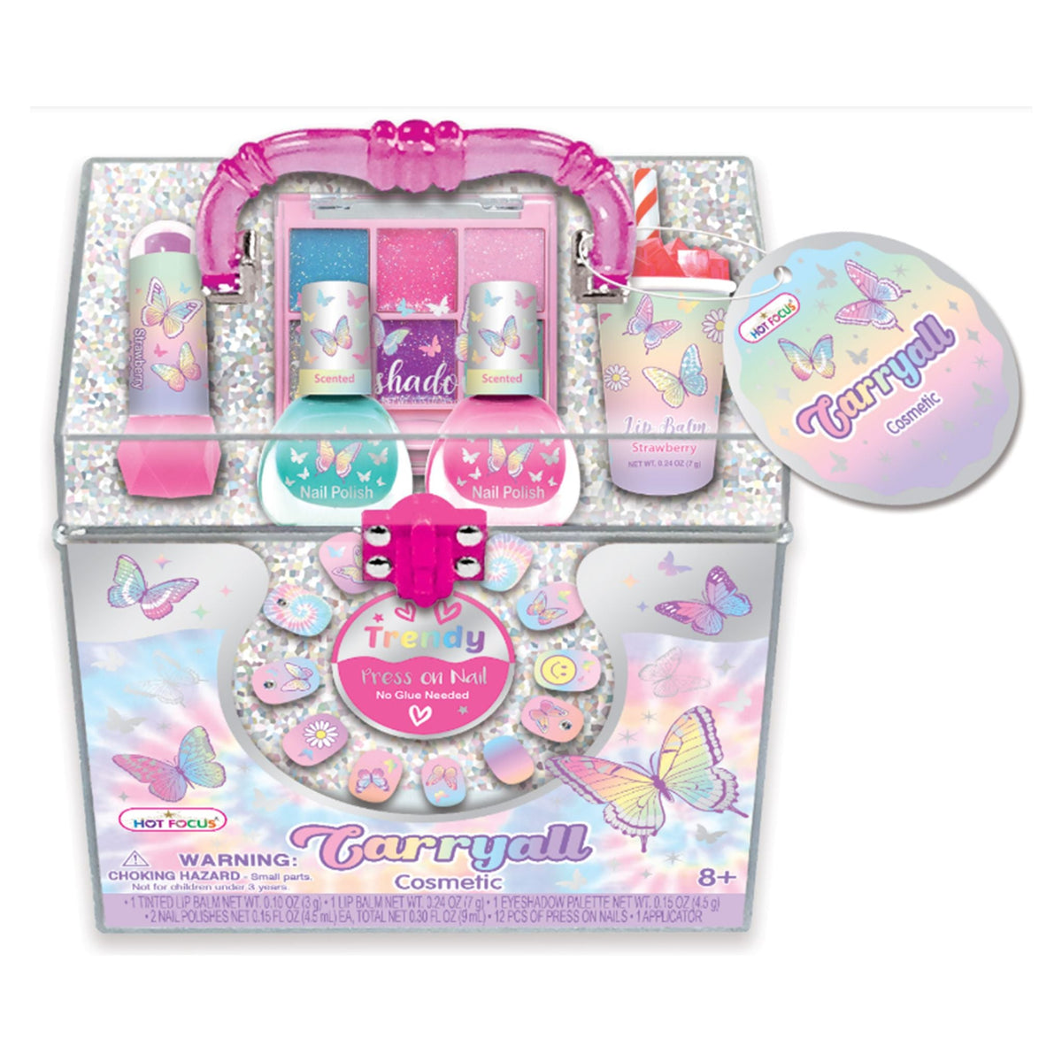 Kids Cosmetic Carryall Makeup Set - Butterfly
