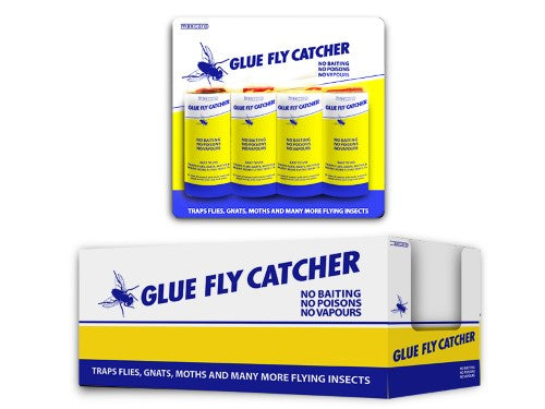 Glue Fly Catcher - x 4's (24 Packs)