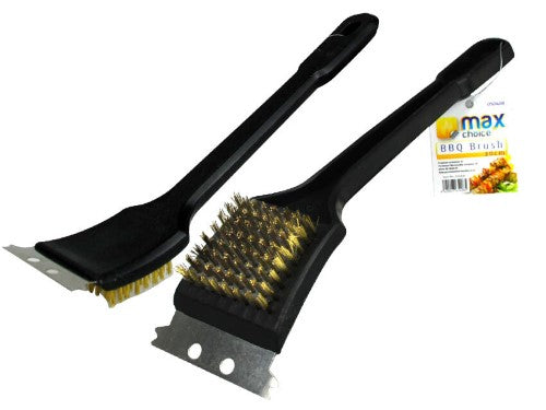 Premium 30cm BBQ Brush set of 12 for efficient grill cleaning, durable bristles, ergonomic grip, ideal for all grills.