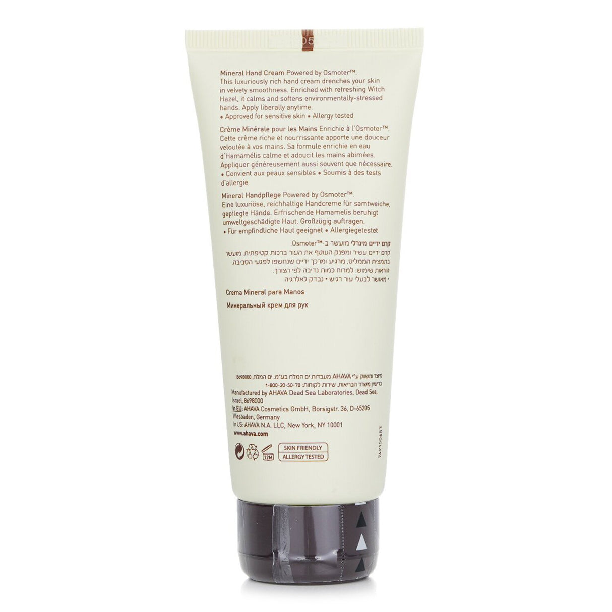 Ahava - Deadsea Water Mineral Hand Cream - 100ml/3.4oz