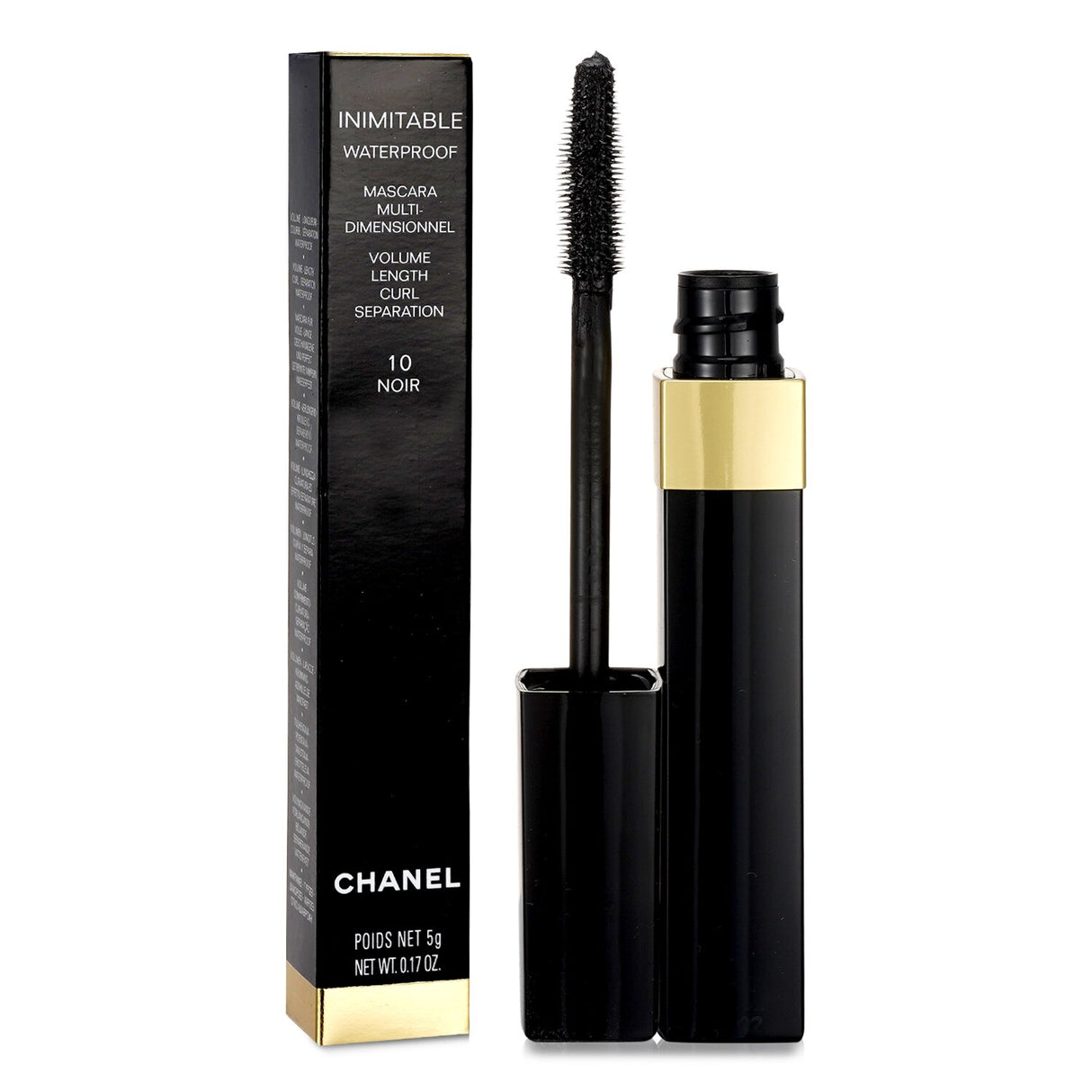 Chanel - Inimitable Waterproof Multi Dimensional Mascara - # 10 Noir - 5g/0.17o