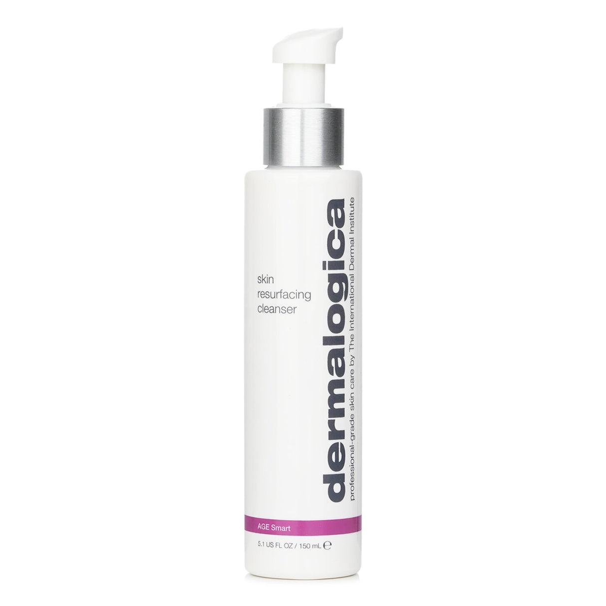 Dermalogica Age Smart Skin Resurfacing Cleanser in a 150ml bottle, featuring Lactic Acid and Rose Flower Oil for rejuvenating mature skin.