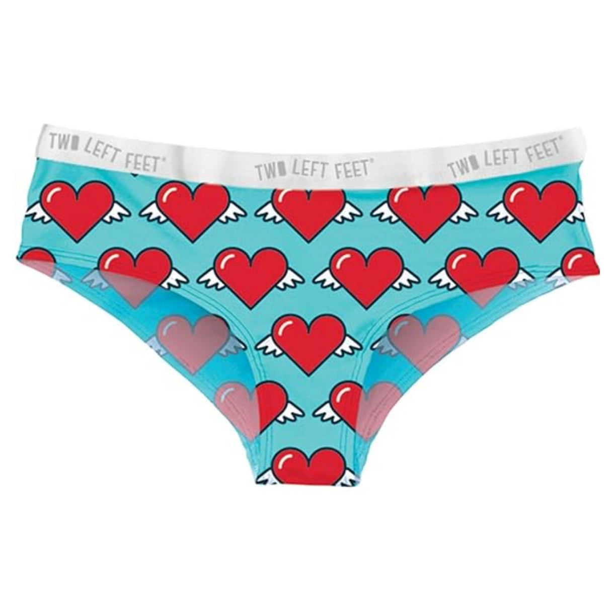 Two Left Feet Womens Underwear MED Heart