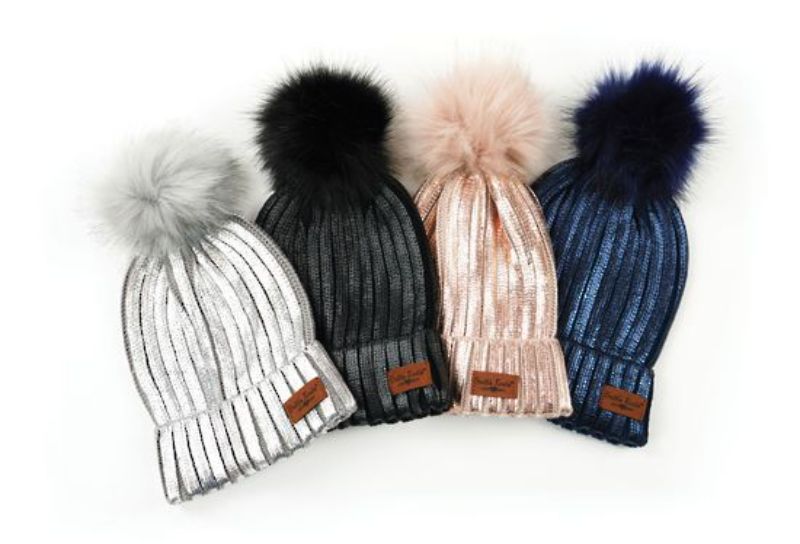 Britt's Knits Glacier Knit Pom Hat Pack - 24pcs