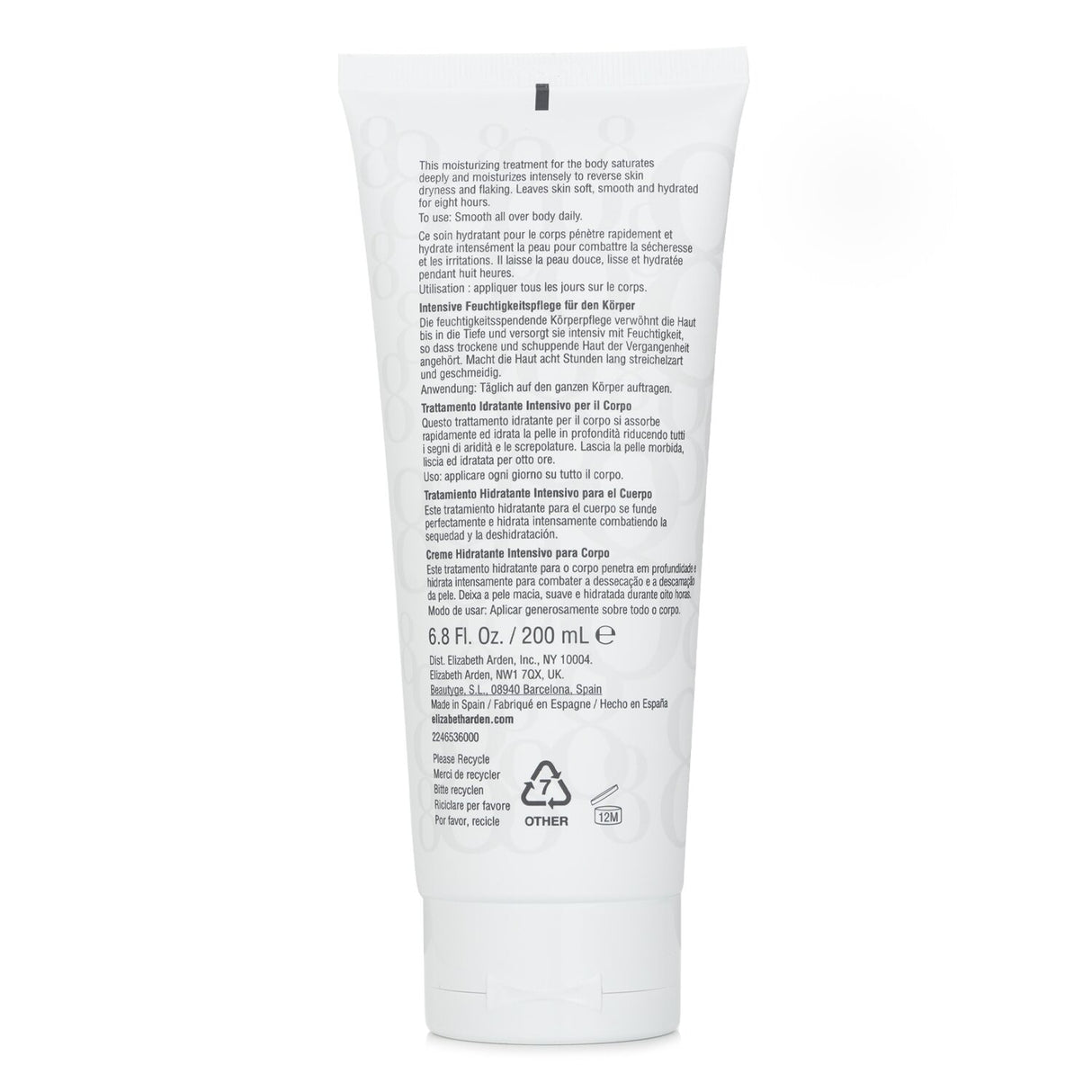 Elizabeth Arden - Eight Hour Cream Intensive Moisturizing Body Treatment - 200m