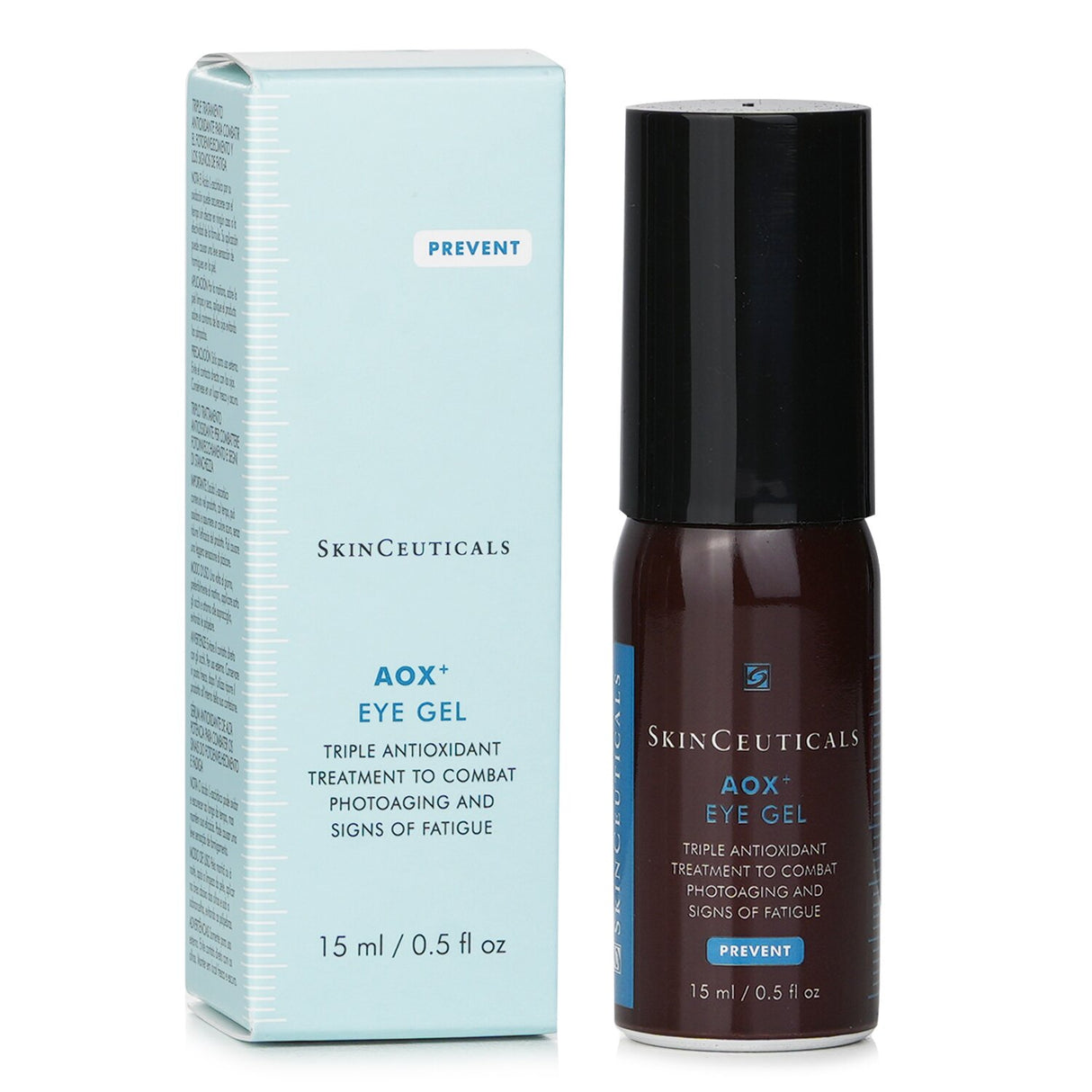 SkinCeuticals Eye Gel with AOX+ in 15ml, a fast-absorbing formula that reduces fine lines and wrinkles, enriched with vitamin C.