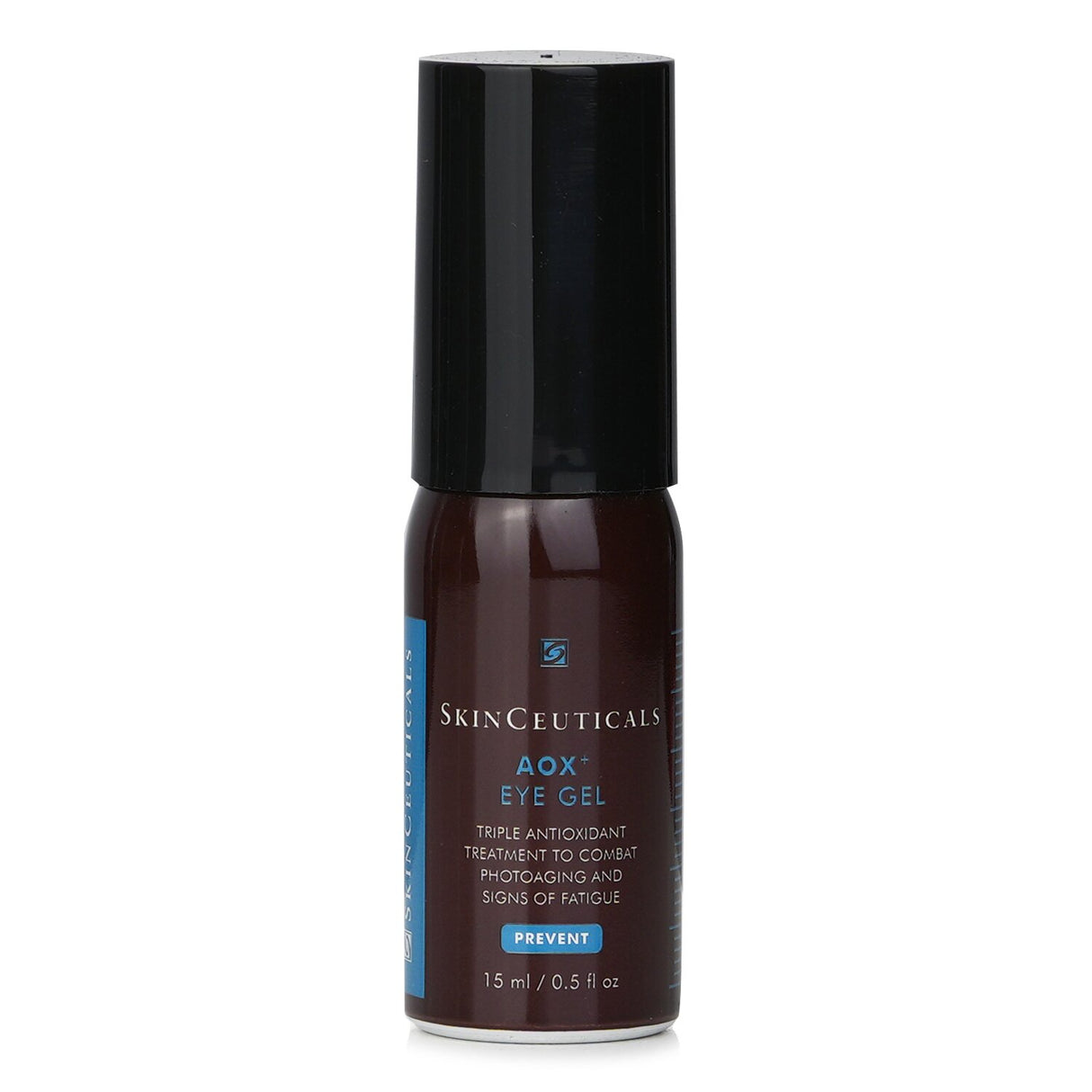 SkinCeuticals Eye Gel with AOX+ in a 15ml tube, designed to reduce fine lines and enhance skin elasticity around the eyes.