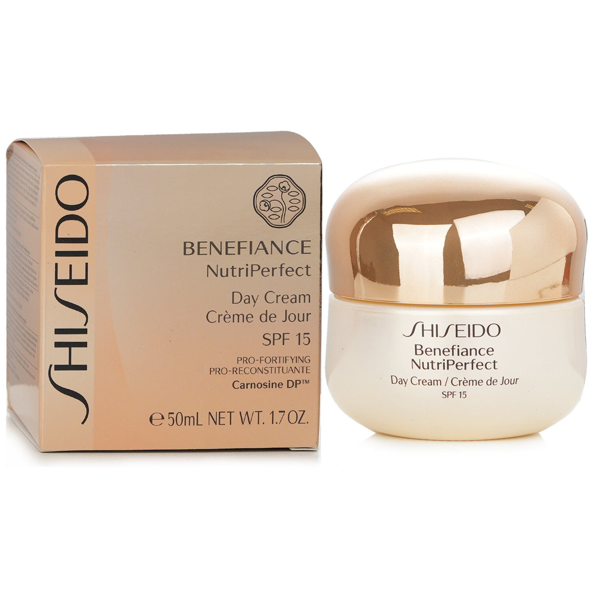 Hydrating day cream with SPF15, designed for mature skin to reduce wrinkles and enhance radiance.