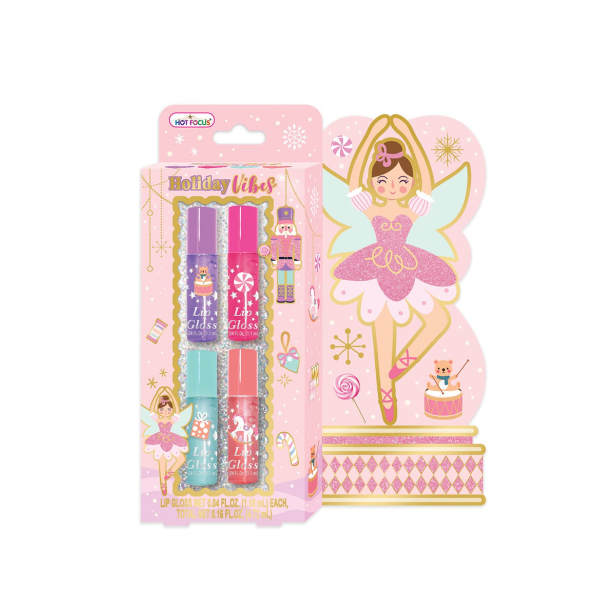 Kids Mini Lip Gloss Set 4pc - Ballerina