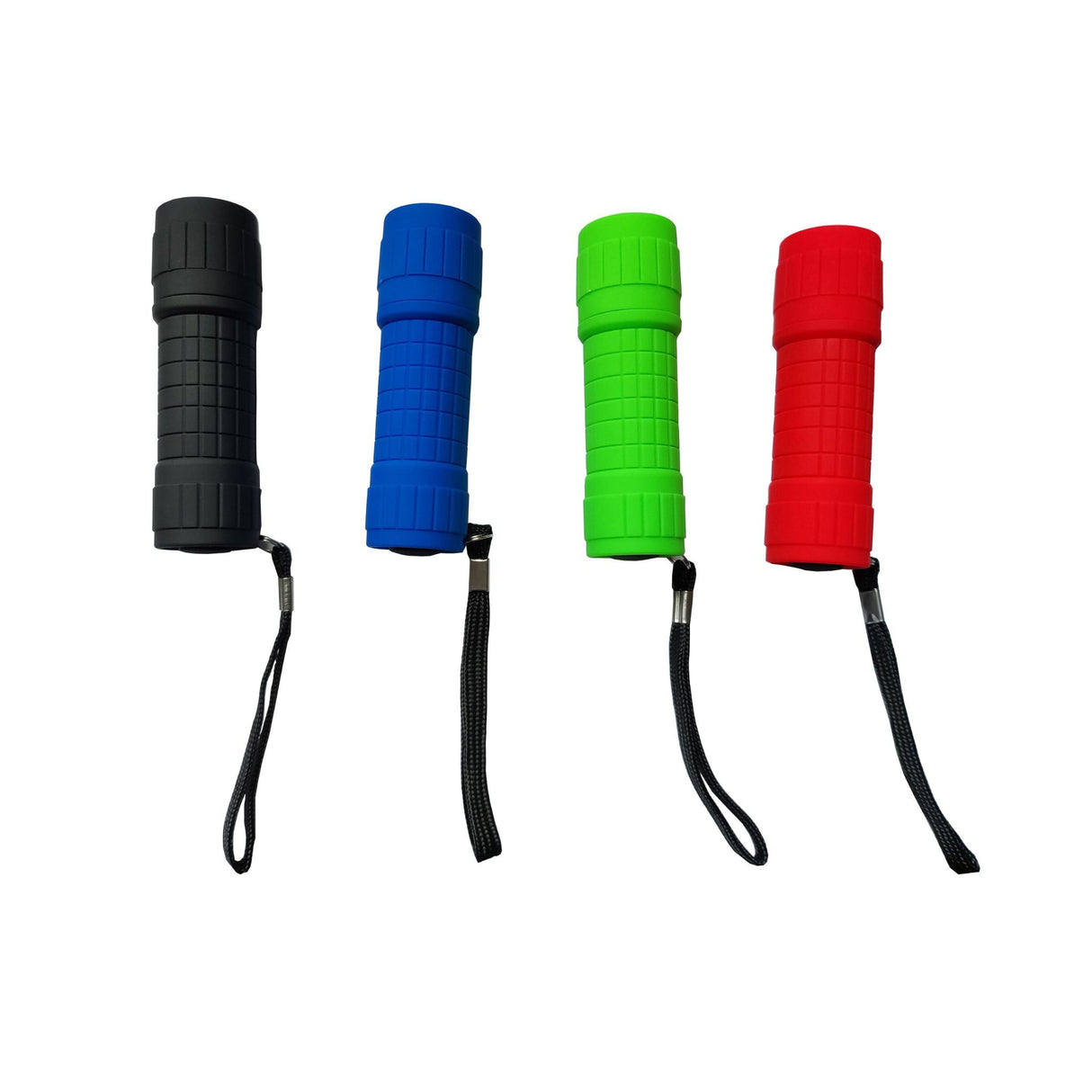 Rubberized Pocket Flashlight Disp - 16pcs