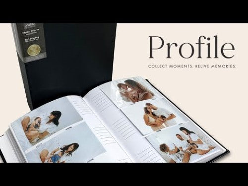 Profile - Regal Black Slip-in Photo Album - 4x6in - 200 Photos