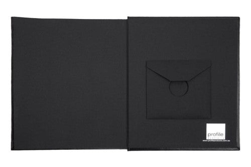 Profile - Regal Black Drymount Photo Album - 24x29cm - 80 Black Pages