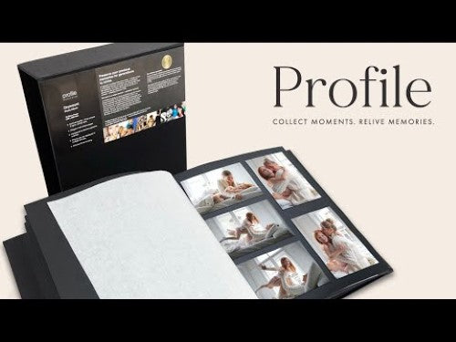 Profile - Regal Black Drymount Photo Album - 30x36.5cm - 80 Black Pages