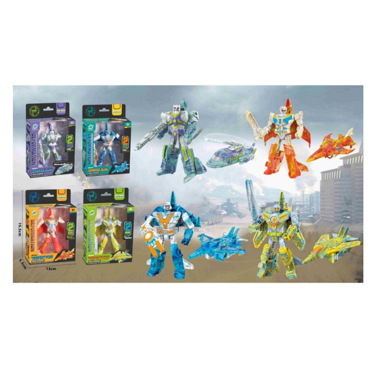 Transforming Robot Vehicle Toy - Tempest Plan