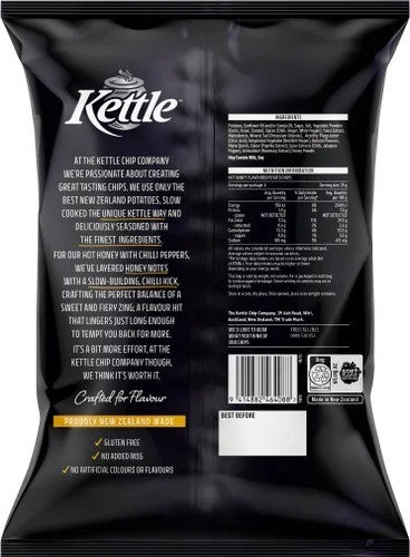 Hot Honey & Chilli Potato Chips Kettle Chip Company 150g