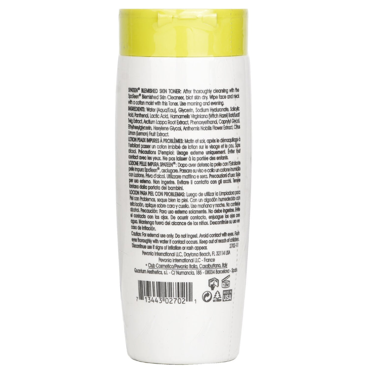 Alcohol-free toner for blemish-prone skin, purifying complexion with citrus scent, reduces blemishes and unclogs pores.