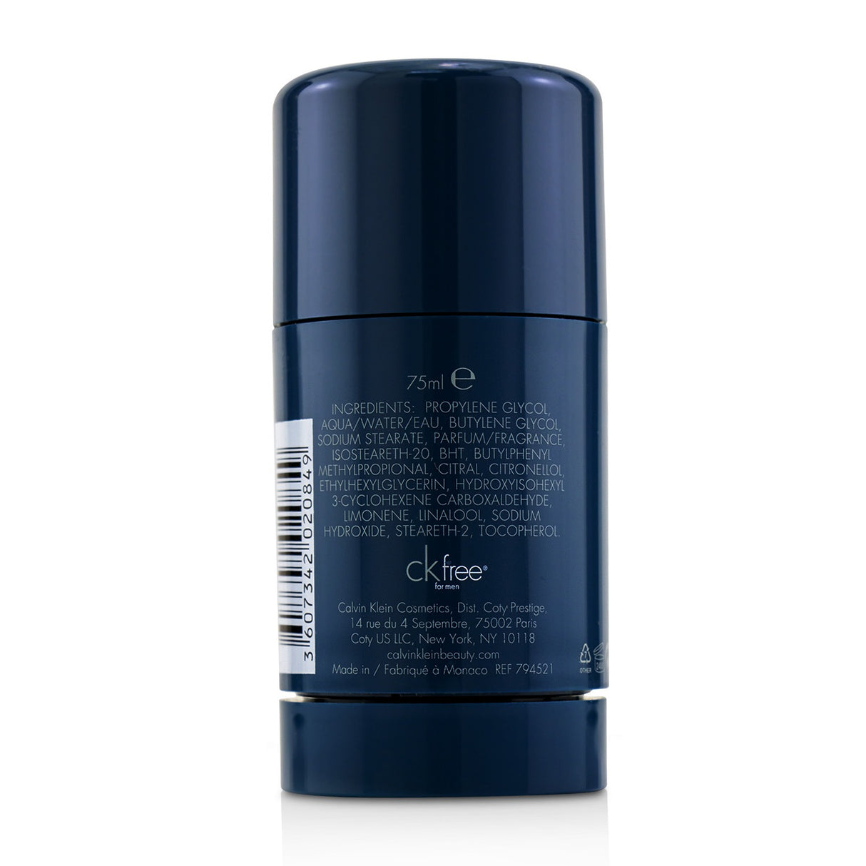 Calvin Klein - CK Free Deodorant Stick - 75g/2.6oz