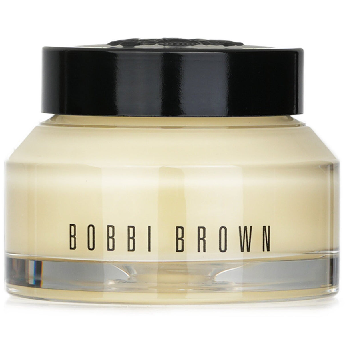 Bobbi Brown Vitamin Enriched Face Base in a 50ml jar, oil-free hydrator with Shea Butter for youthful, radiant skin.