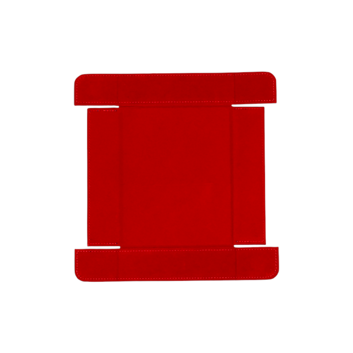 LPG Essentials Dice Tower and Mat Teal / Crimson