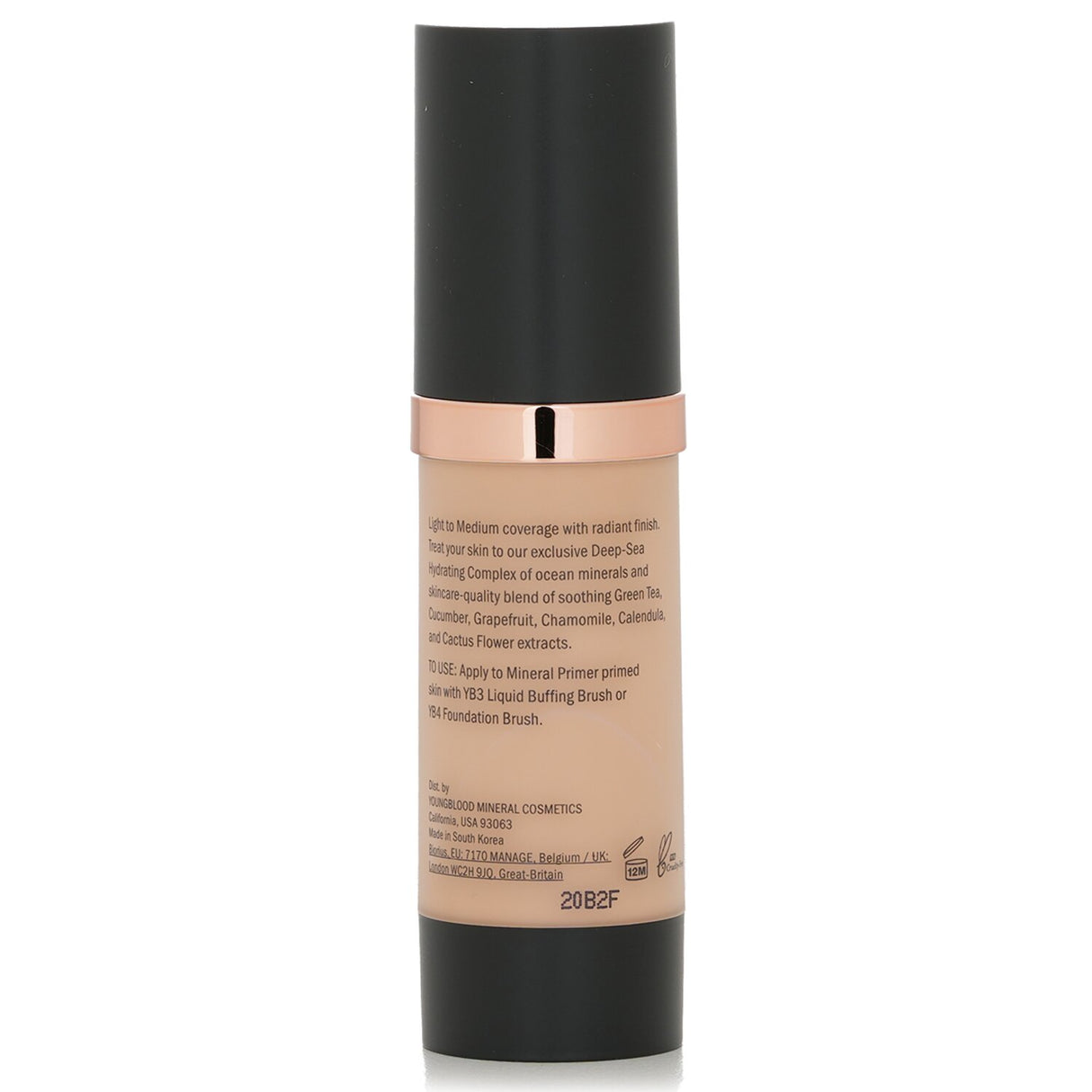 Youngblood - Liquid Mineral Foundation - Pebble - 30ml/1oz