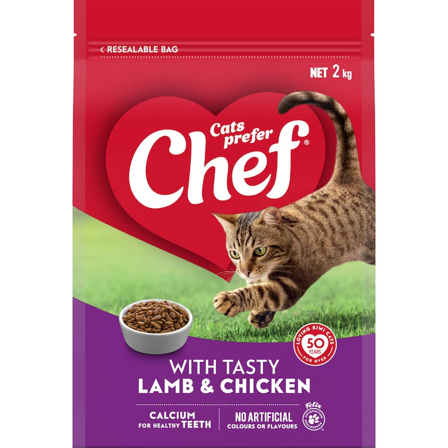 Chef Dry Cat Food Lamb & Chicken 2kg