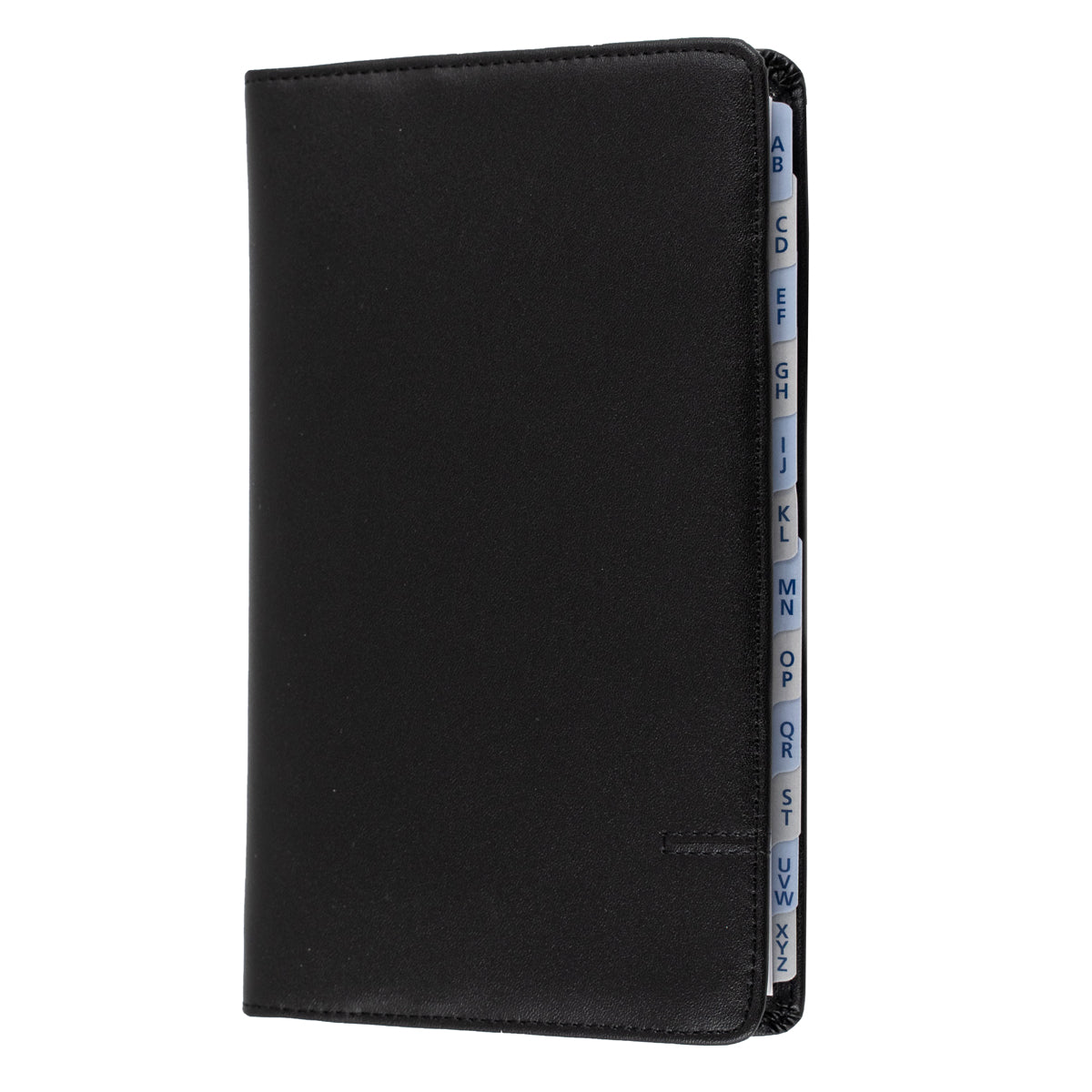 Debden Dayplanner Organiser Personal Slim Leather Black