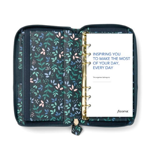 Filofax Organiser Compact Zip Personal Garden