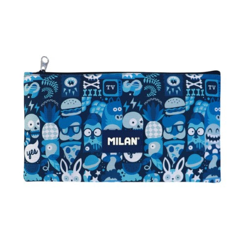Milan Pencil Case 340 x 170mm School Days Blue