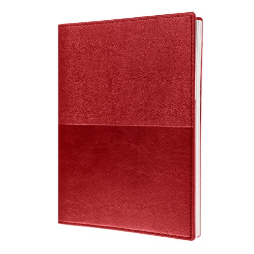 Debden Vanessa Notebook A5 Ruled 192 Pages Red