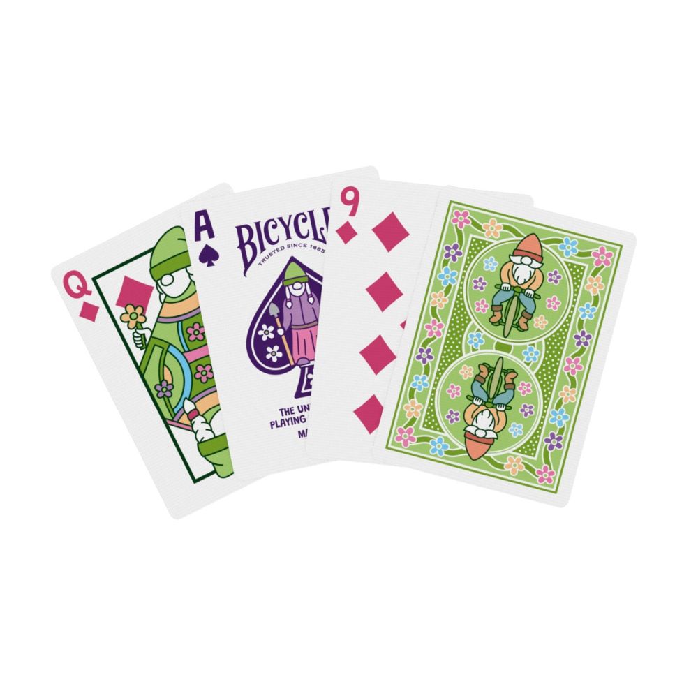 Bicycle Garden Gnome Playing Cards