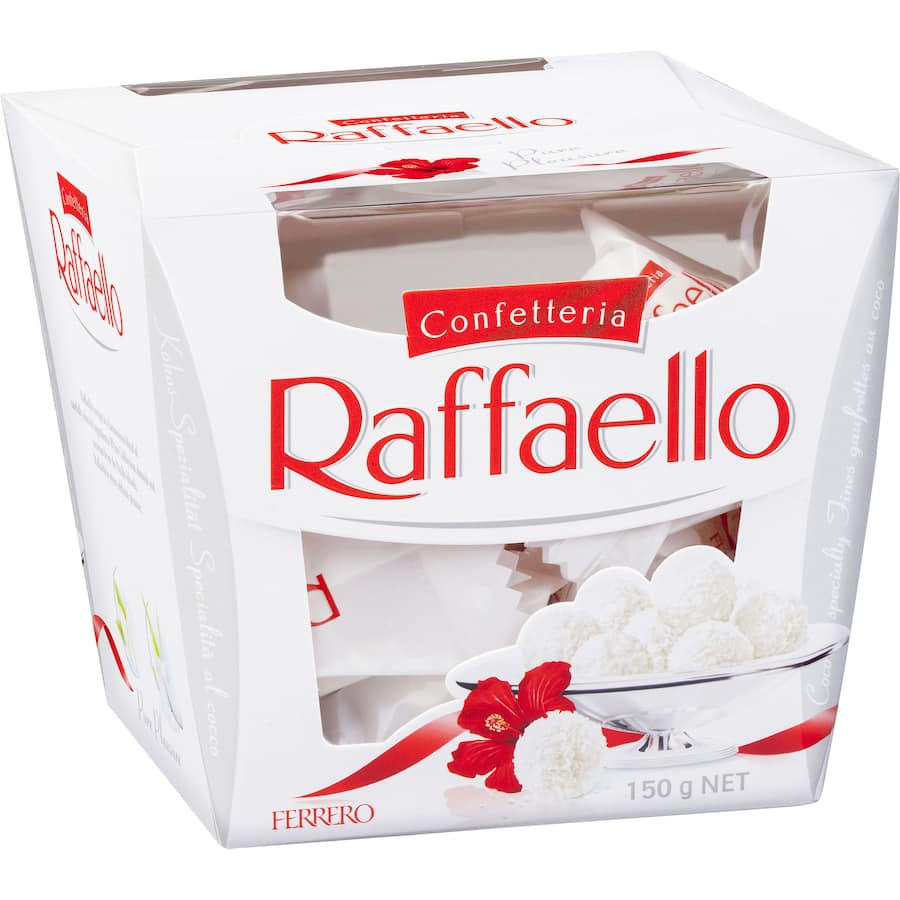 Ferrero Raffaello Coconut Almond Truffle Box Gift Pack 150g Boxed 15pack