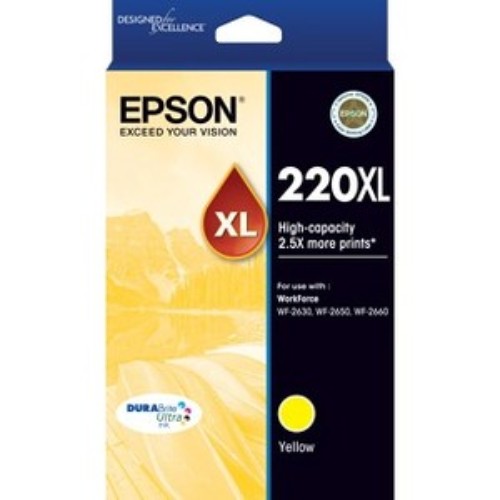 Cartridge - 220XL - High Capacity DURABrite Ultra - Yellow Ink Cartridge