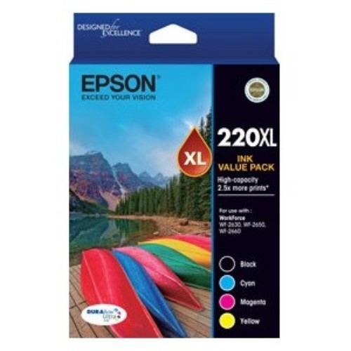 Cartridge - 220XL - High Capacity DURABrite Ultra - Ink Cartridge Value Pack