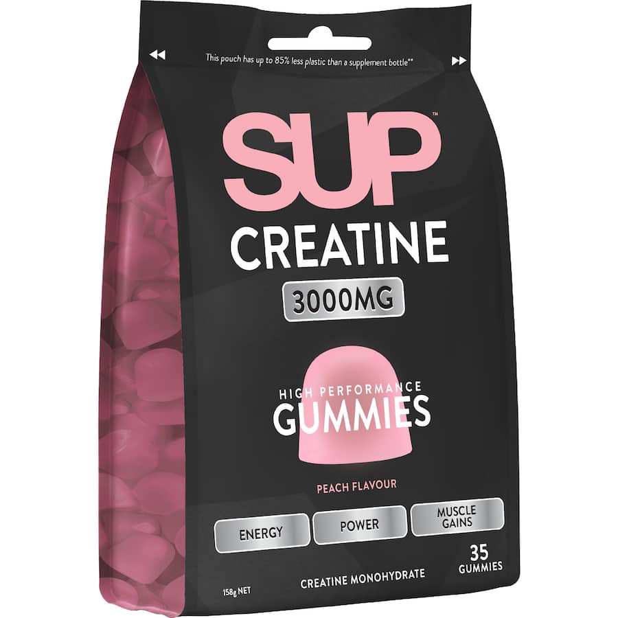 Sup Creatine High Performance Gummies Peach Flavour 35pack