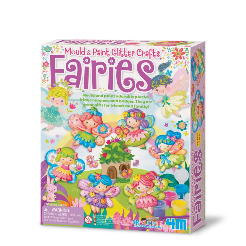 Mould & Paint - Glitter Fairies - 4M
