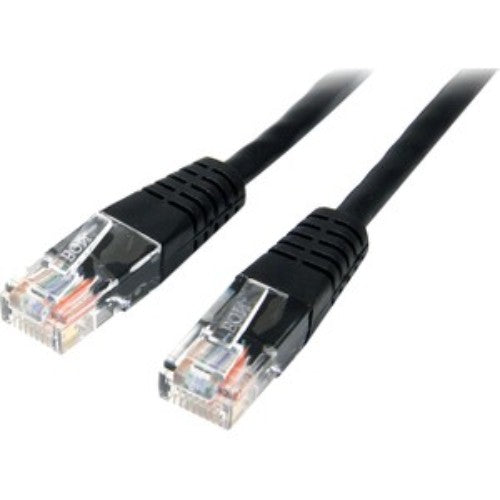 Network Cable - 15m Cat5e Black Molded RJ45 UTP Cat 5e Patch Cable