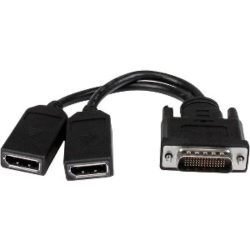 A/V Cable - 8in LFH 59 Male to Dual Female DisplayPort DMS 59 Cable