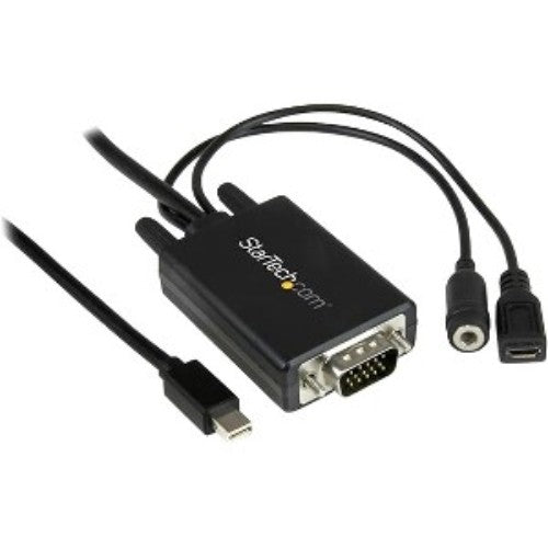A/V Cable - Mini DisplayPort to VGA Adapter Cable with Audio