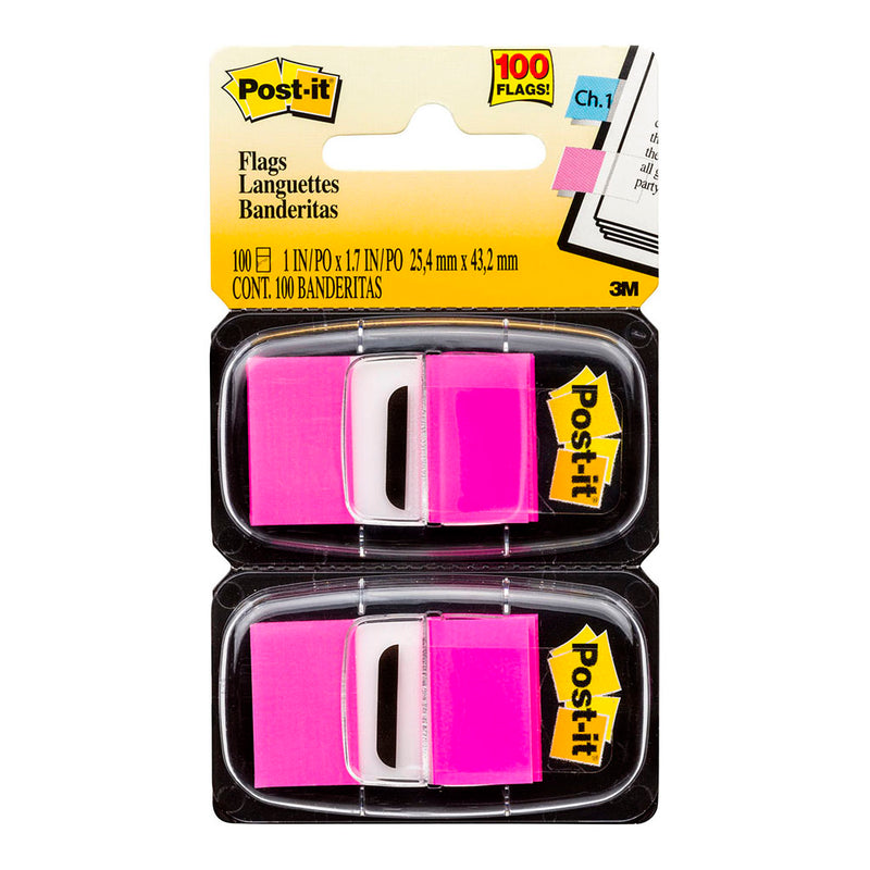 Post-it Flags 680-BP2 25x43mm Bright Pink, Pack of 2