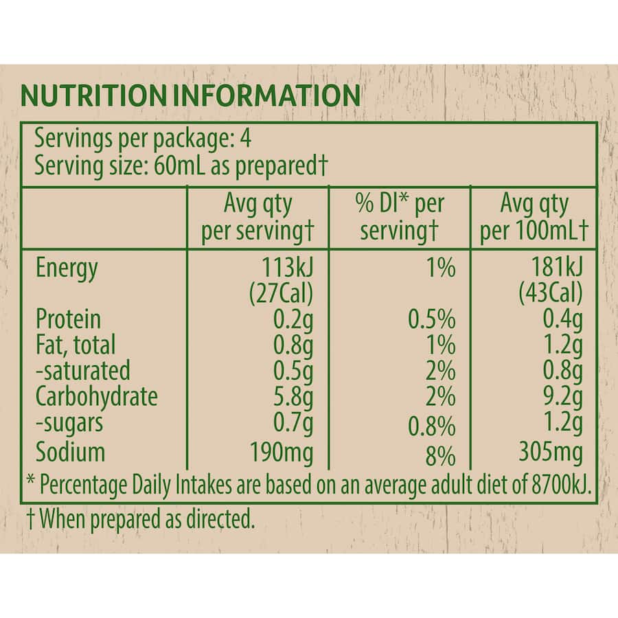 Continental Cheese Sauce Four Cheeses Instant Mix Sachet 30g