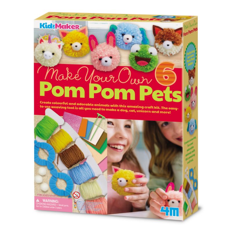 Make Your Own Pom Pom Pets - 4M