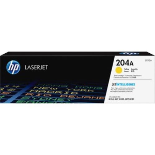 HP 204A Toner Cartridge - Yellow - Laser - Standard Yield - 900 Pages - 1 Pack