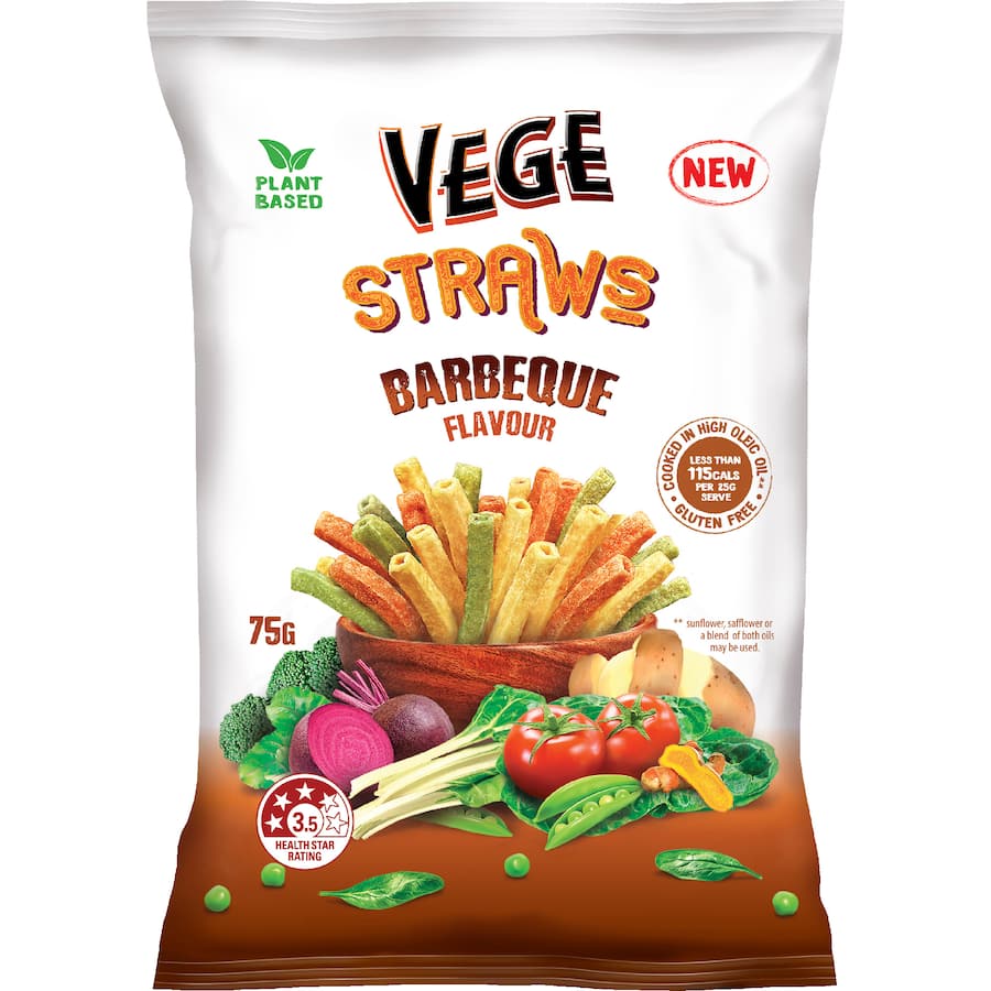 Vege Chips Potato Straws Barbeque 75g