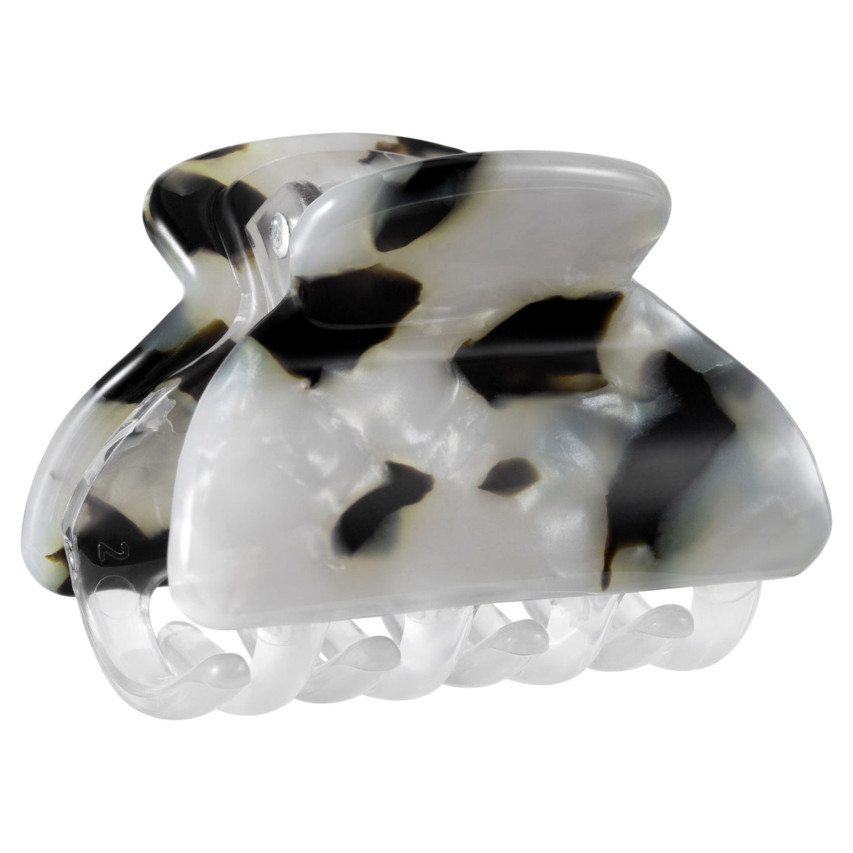 Stylish Lady Jayne Acrylic Claw Grip in Beige, Black, or White, perfect for secure and elegant hairstyles.