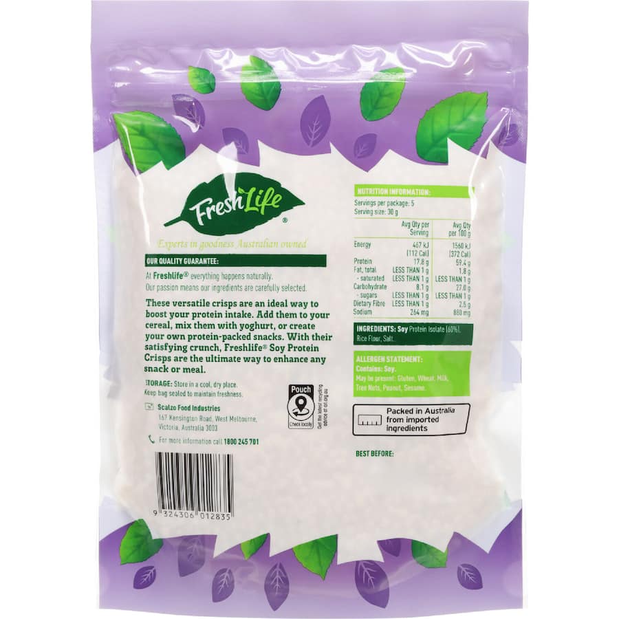 Scalzo Crisps Soy Protein - 150g