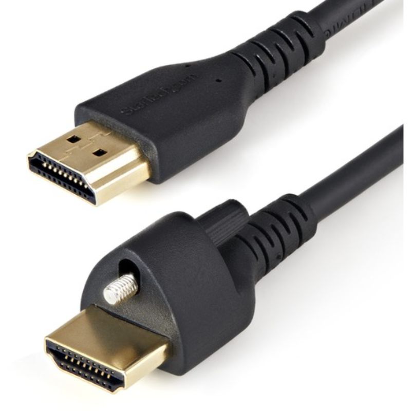Startech 1m(3ft) HDMI Cable with Locking Screw - 4K 60Hz HDR - High Speed HDMI